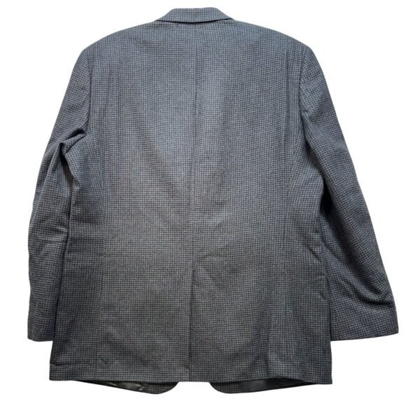 Lauren Ralph Lauren Mens Wool & Cashmere Blazer 46L Gray Check Pattern - Picture 12 of 13